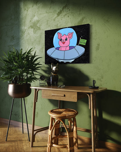Piggy im UFO
